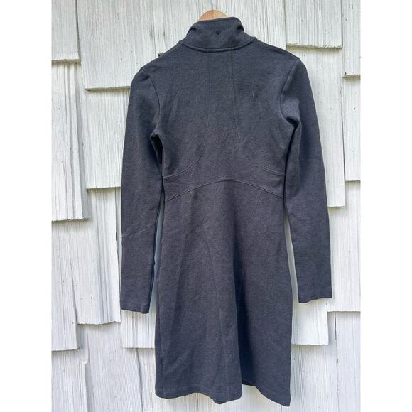 Athleta Cassidy Ponte Half Zip Grey Dress XXS - Picture 8 of 9